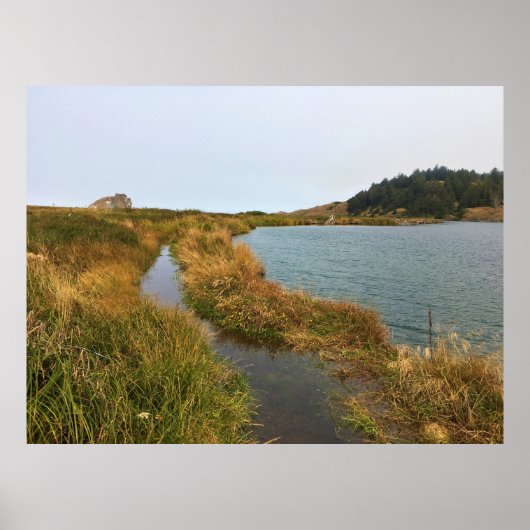 オレゴン，シックス川 ポスター (正面)