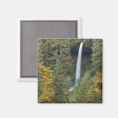 オレゴン、シルバー秋州パーク、ノース秋 マグネット (正面/裏面)