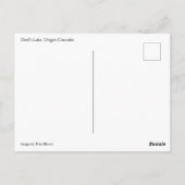 オレゴン・デビルズ・レイク ポストカード (裏面)