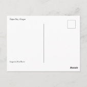 オレゴン，デポー湾 ポストカード (裏面)