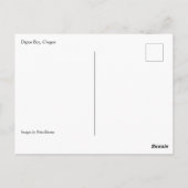 オレゴン，デポー湾 ポストカード (裏面)