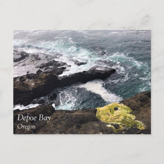 オレゴン，デポー湾 ポストカード (正面)