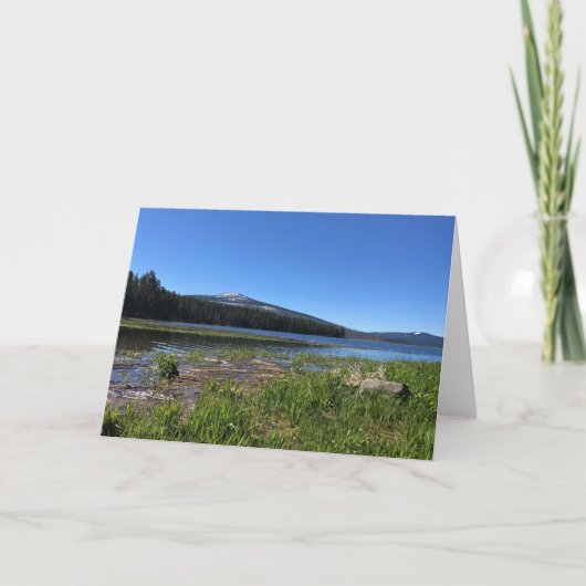 オレゴン，デービス湖 カード (正面)