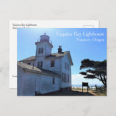 オレゴン,ニューポート,ヤキナベイライトハウス ポストカード (正面/裏面)
