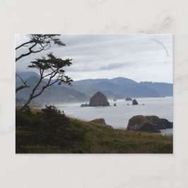 オレゴン，ハイスタックロック 案内ポストカード