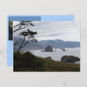 オレゴン，ハイスタックロック 案内ポストカード (正面/裏面)