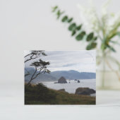 オレゴン，ハイスタックロック 案内ポストカード (スタンド正面)