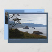 オレゴン，ハイスタックロック 案内ポストカード (正面/裏面)