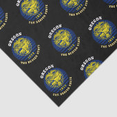 オレゴン・ビーバー州旗 薄葉紙 (詳細)