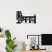 オレゴン・ピーターソンのロックガーデン写真の曲げ ポスター (ホームオフィス)