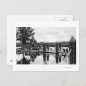 オレゴン・ピーターソンのロックガーデン写真の曲げ ポストカード (正面/裏面)