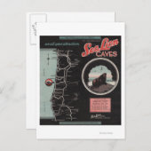 オレゴン，フィレンツェ，シーライオンの洞窟 ポストカード (正面/裏面)