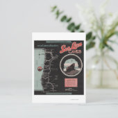 オレゴン，フィレンツェ，シーライオンの洞窟 ポストカード (スタンド正面)