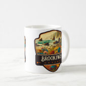 オレゴン，ブルックシング |ヴィンテージ コーヒーマグカップ (正面右)