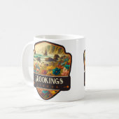 オレゴン，ブルックシング |ヴィンテージ コーヒーマグカップ (正面左)