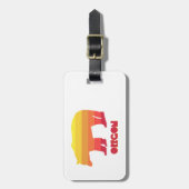 オレゴン・ベアー ラゲッジタグ (正面縦)