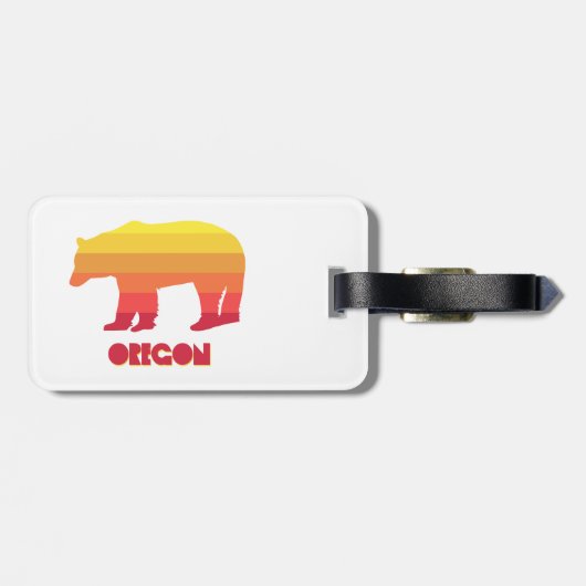 オレゴン・ベアー ラゲッジタグ (裏面横)