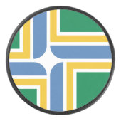 オレゴン・ホッケー・パック・ポートランド国旗 アイスホッケーパック (正面)