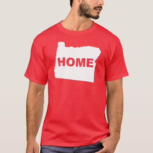 オレゴン ホーム・アウェイ・フロム・ステート Tシャツ (正面)
