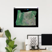 オレゴン ポスター (ホームオフィス)