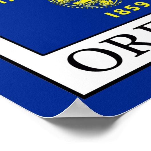 オレゴン ポスター (角)