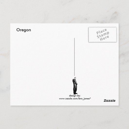 オレゴン ポストカード (裏面)