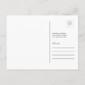 オレゴン，ポートランド |引っ越しました インビテーションポストカード (裏面)