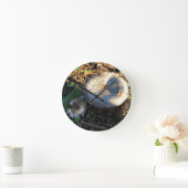 オレゴン，マッシュルーム ラウンド壁時計 (ホーム)