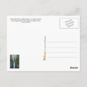 オレゴン，マルチノ滝 ポストカード (裏面)