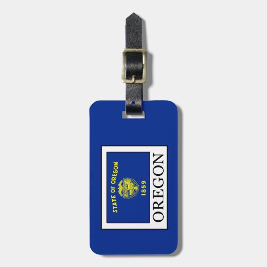 オレゴン ラゲッジタグ (正面縦)