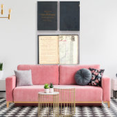 オレゴン、ワシントン、アイダホ、モンタナ キャンバスプリント (インサイチュ (リビング))