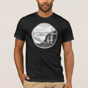 オレゴン-暗闇 Tシャツ