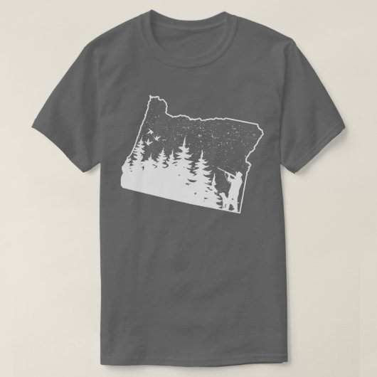 オレゴン 狩猟 アヒル ハンター ギフト Tシャツ (デザイン正面)