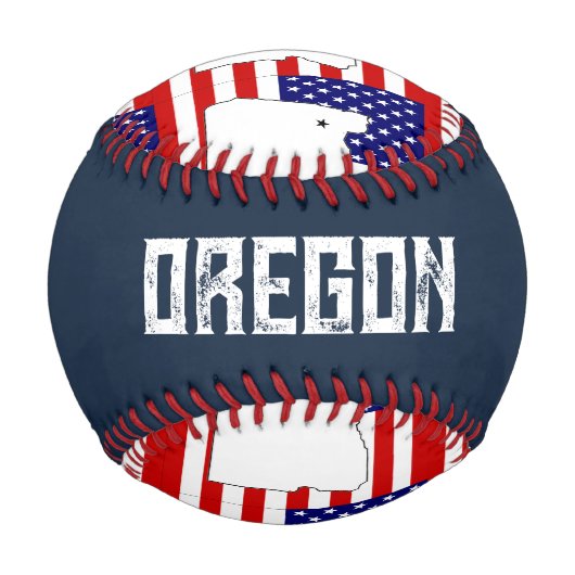 オレゴン 野球ボール (裏面)