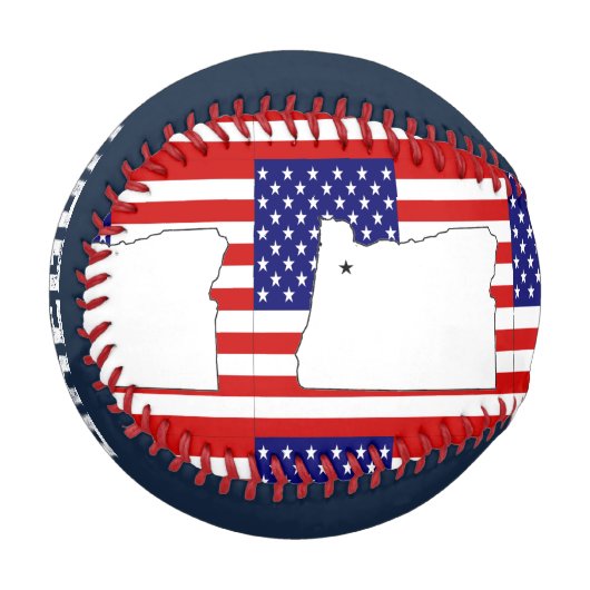 オレゴン 野球ボール (正面左)