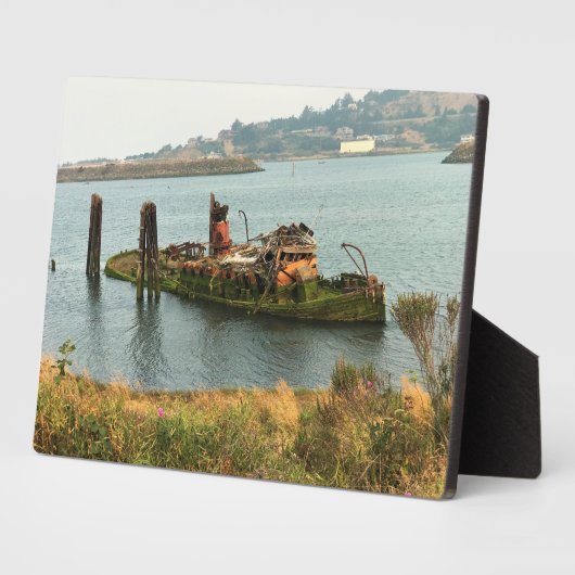 オレゴン，金ゴールドビーチ, Mary D. Hume フォトプラーク (側面)