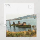 オレゴン，金ゴールドビーチ, Mary D. Hume ポストカード (正面/裏面)