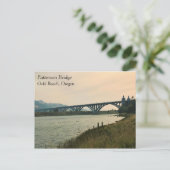 オレゴン，金ゴールドビーチ, Patterson Bridge ポストカード (スタンド正面)