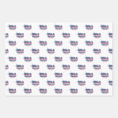 オレゴン、50州、リバティ・ベル ラッピングペーパーシート (正面)