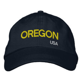 オレゴン* USA Navy Baseball Cap 刺繍入りキャップ