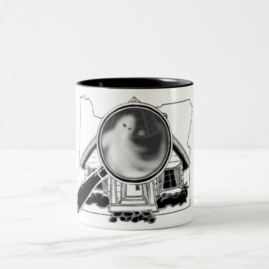 オレゴンGhosties ツートーンマグカップ (中央)