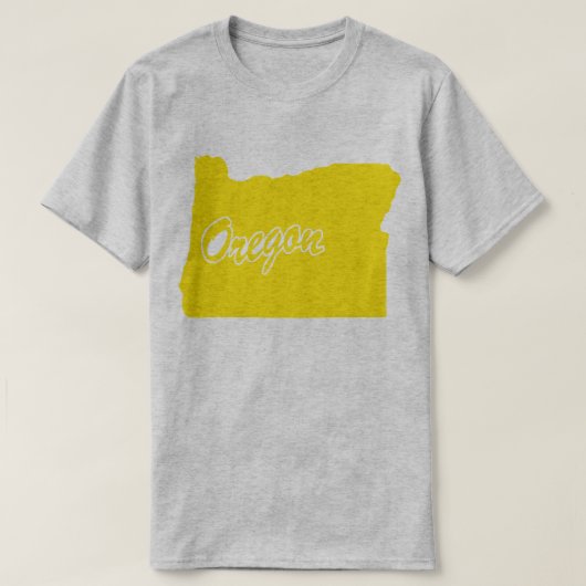 オレゴンTシャツの州 Tシャツ (デザイン正面)