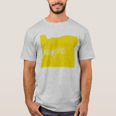 オレゴンTシャツの州 Tシャツ (正面)