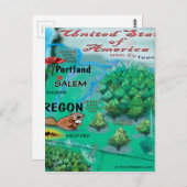 オレゴンUSAカード ポストカード (正面/裏面)