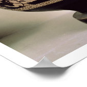 オレステスを支えとして描いた屋根裏の赤姿クラター ポスター (角)