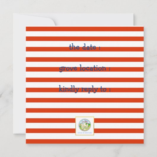 オレセルフ恋しく思ィ招待状 招待状 (裏面)