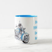 オレブルーコーヒーマグ ツートーンマグカップ (中央)