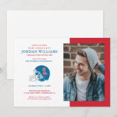 オレミス フットボール ヘルメット | ライトブルー 案内状 (正面/裏面)