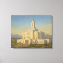 オレムユタ絵を描テンプル™ LDS Wall Art Canvas キャンバスプリント