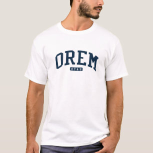 オレムユタUT大学スタイル海軍 Tシャツ